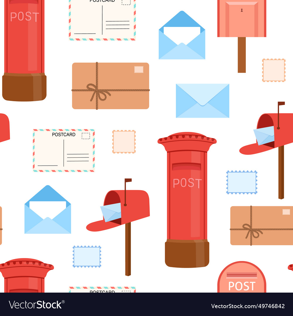 Seamless watercolor pattern with open and closed vector image Seamless watercolor pattern with open and closed