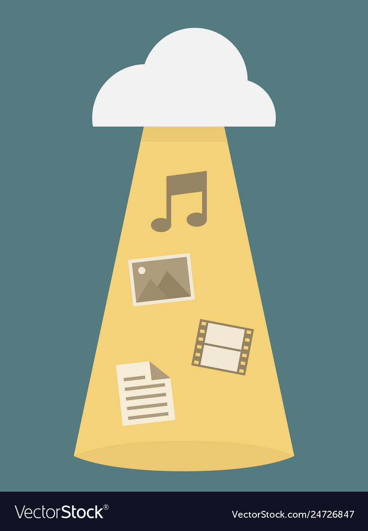 Cloud computing concept vector image Cloud computing concept