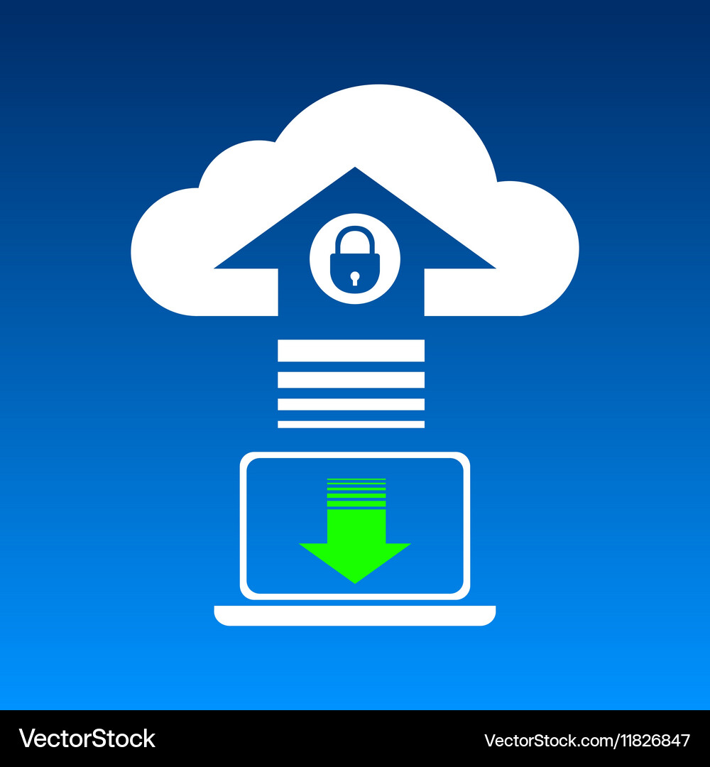 Cloud computing Royalty Free Vector Image - VectorStock