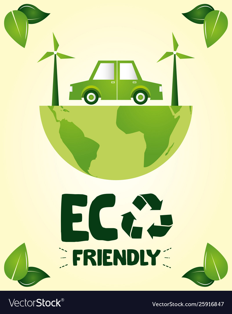 Eco friendly planet design image