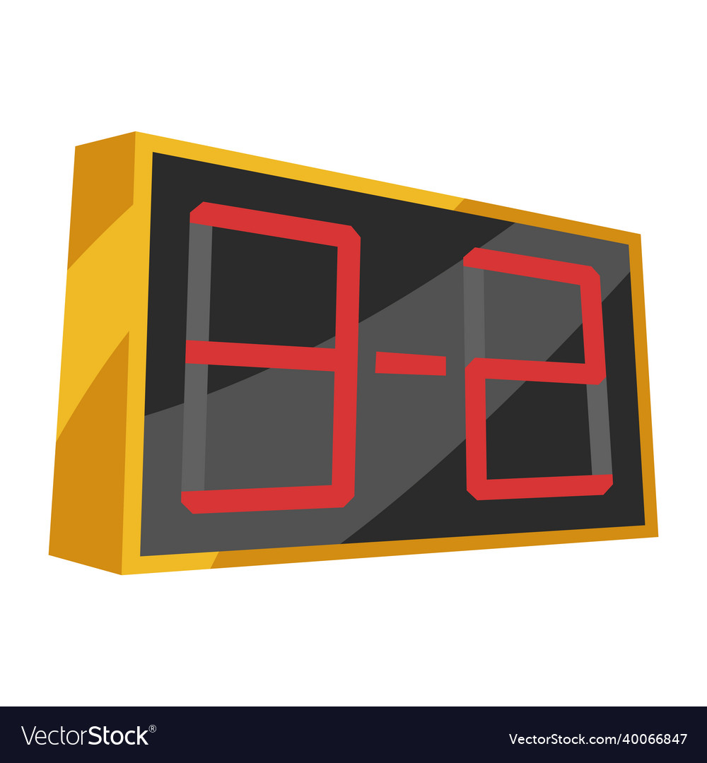 Icon von Scoreboard Sportausrüstung vector image Icon von Scoreboard Sportausrüstung