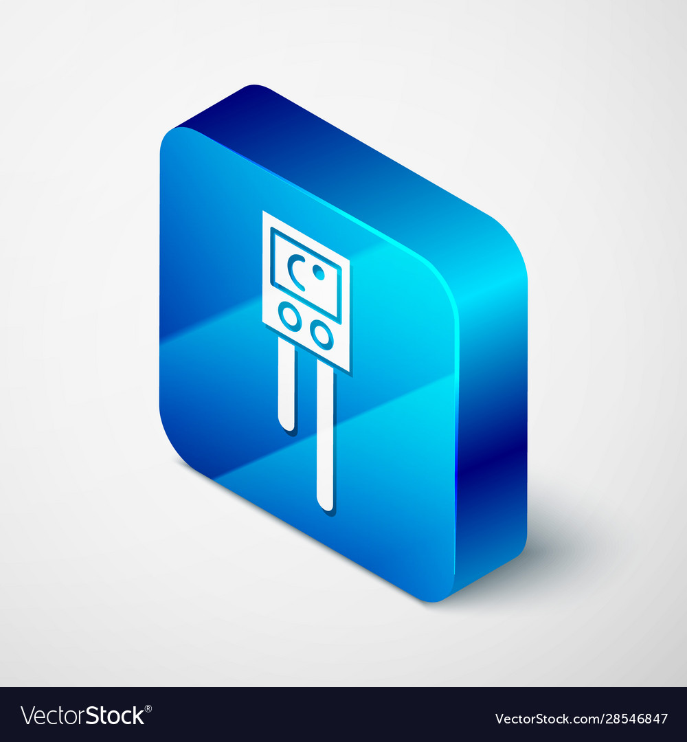 Isometric temperature and humidity sensor icon vector image Isometric temperature and humidity sensor icon