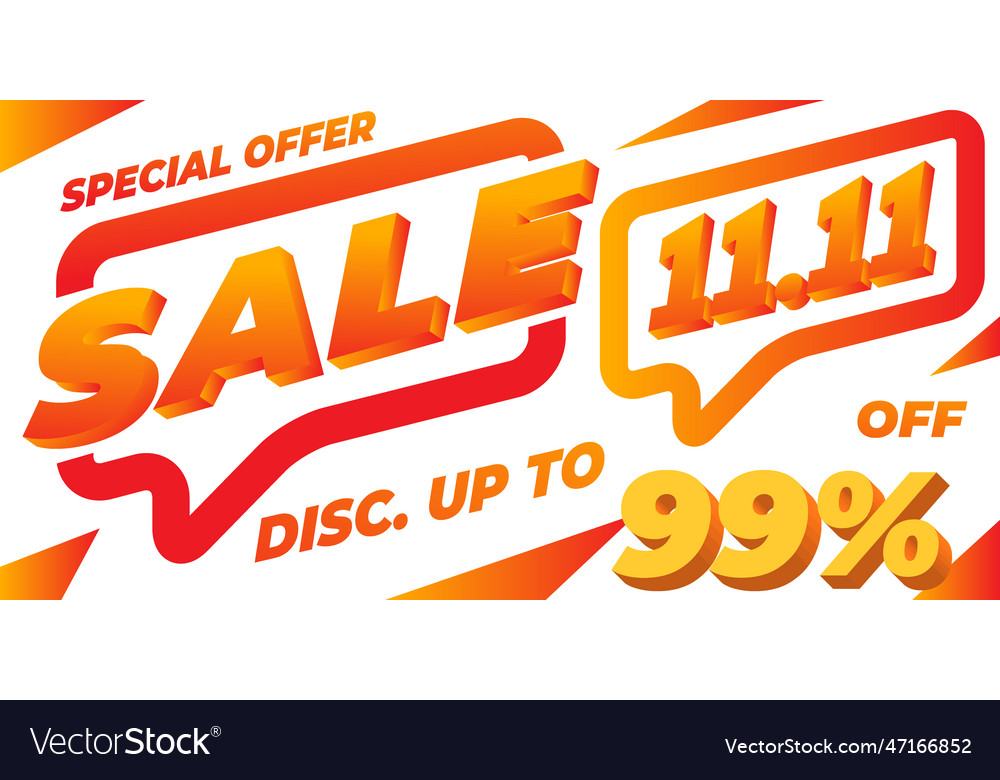 99 percent sale 1111 celebration discount 3d
