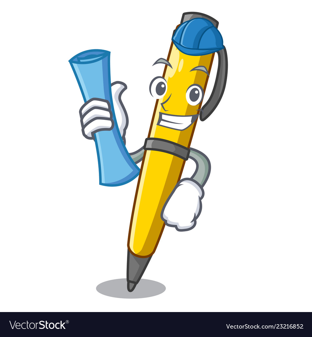 Architect pen can be used for mascot