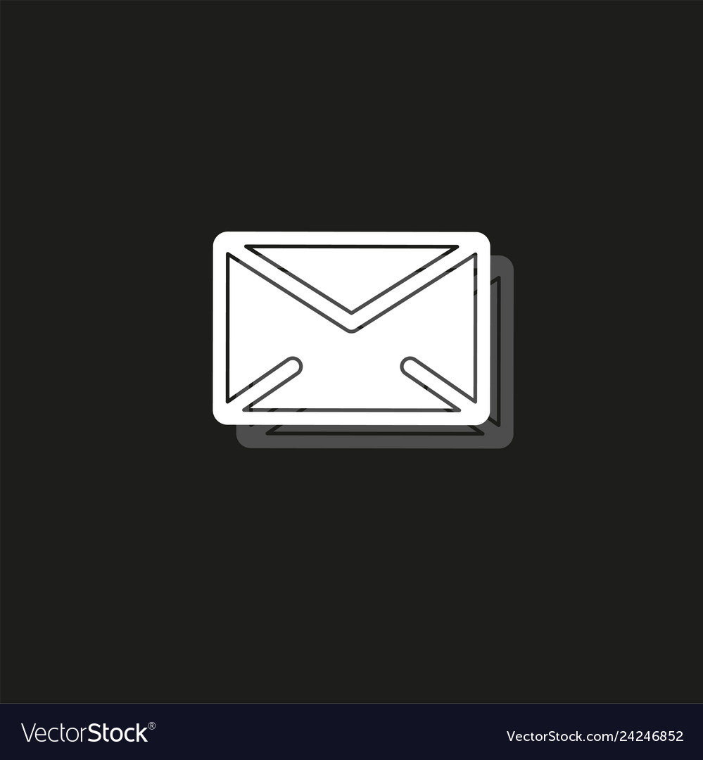 Message icon envelope - mail send letter