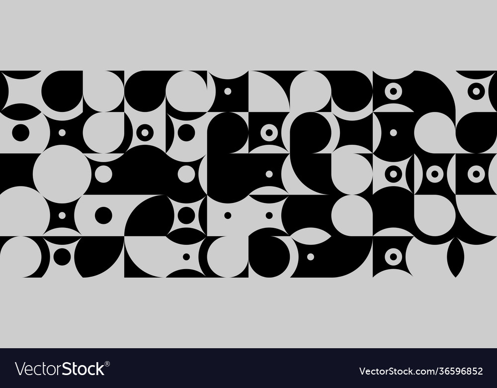 Monochrome abstract pattern design