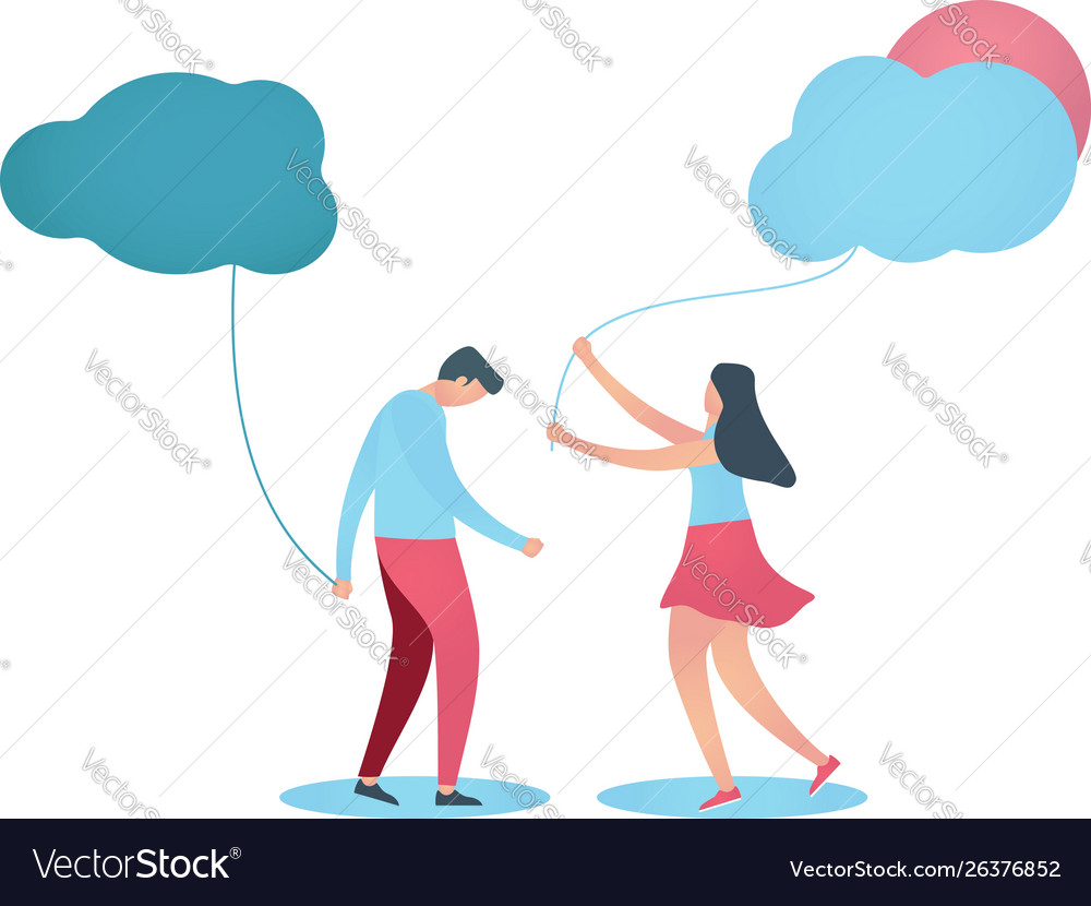 Sad man with woman that supports him