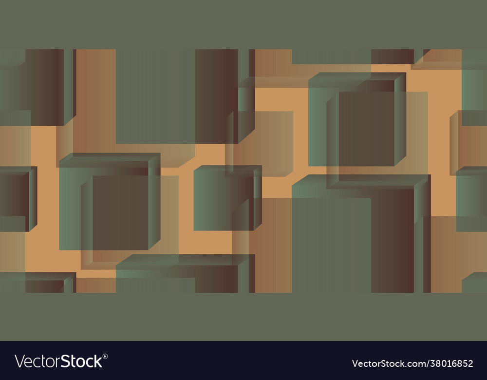 Seamless background with cubes square gradient