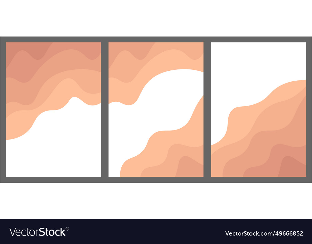 Set abstract background with effect paper cutout Vector Image Set abstract background with effect paper cutout