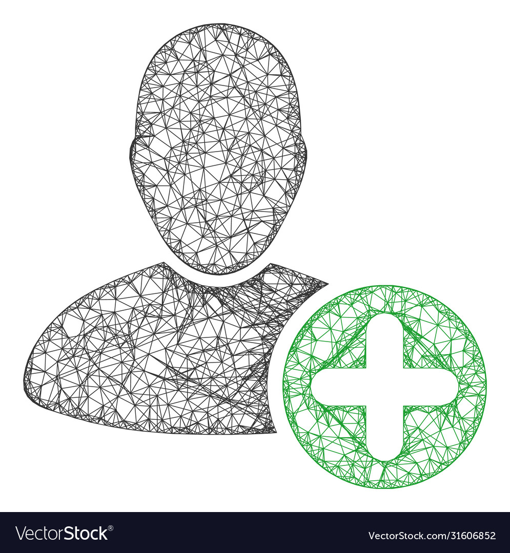 Web net add user icon vector image Web net add user icon