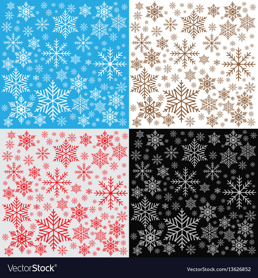 Winter Snowflake Pattern