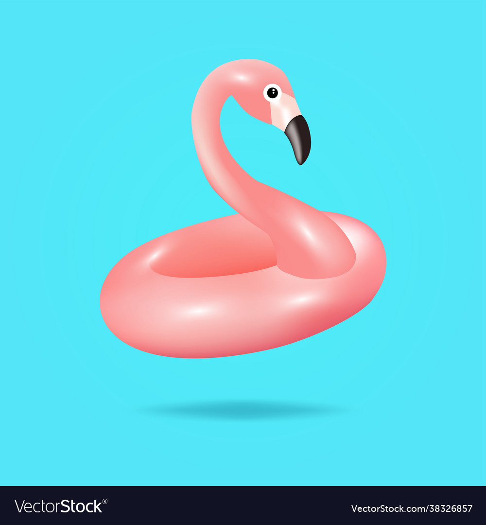 Flamingo 3d realistic - object