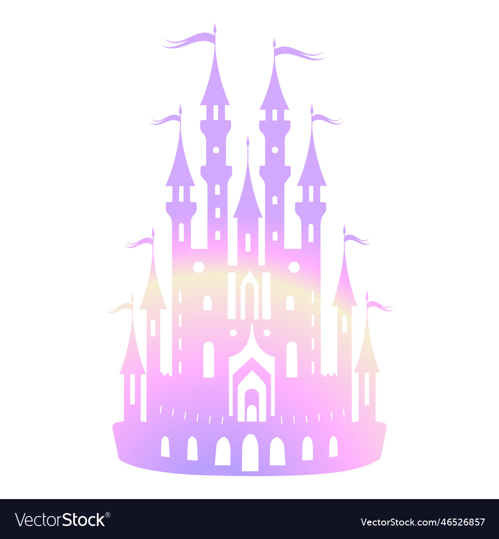 Magic castle Royalty Free Vector Image - VectorStock