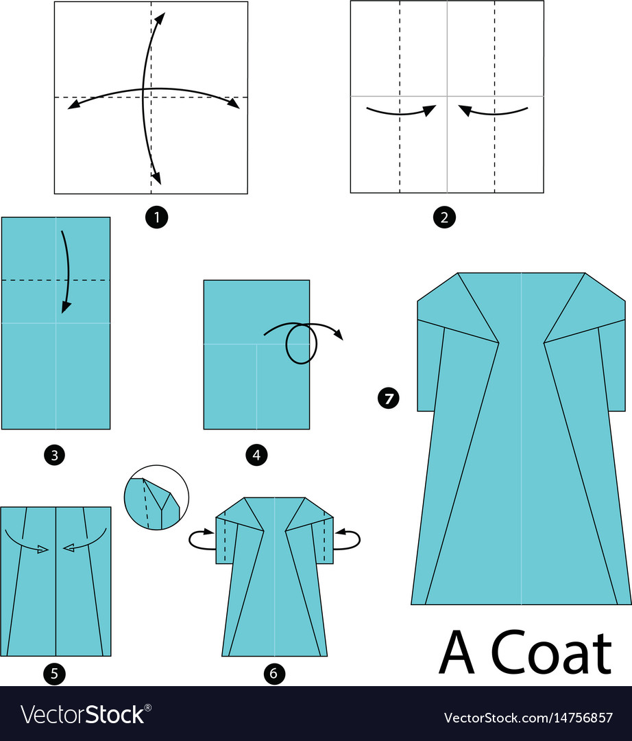 Origami Coat Instructions