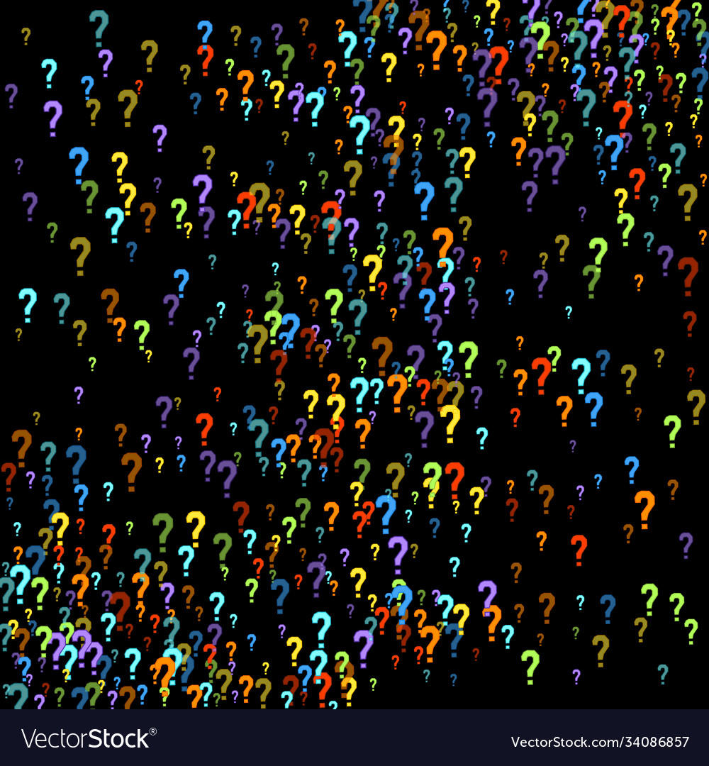 Question marks quiz doubt poll query public