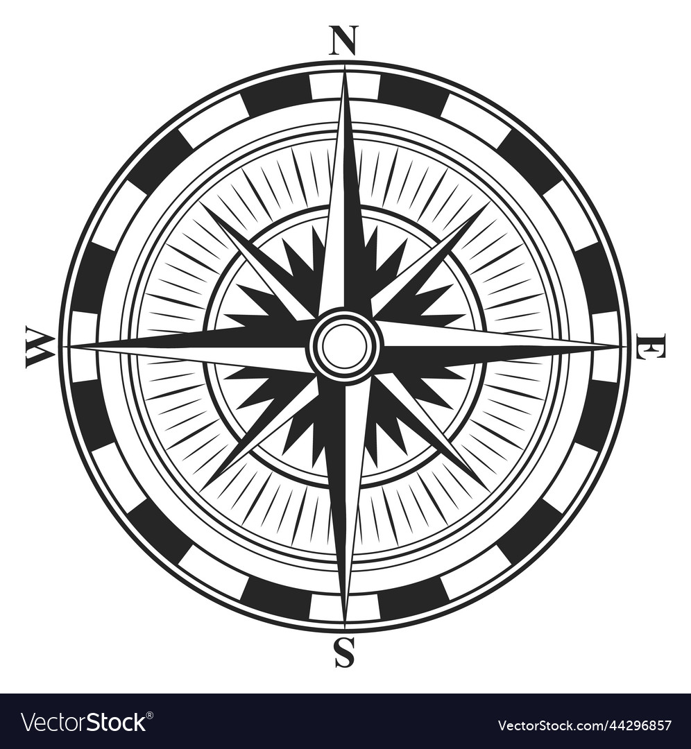 Nautical Compass Vector Art PNG Images