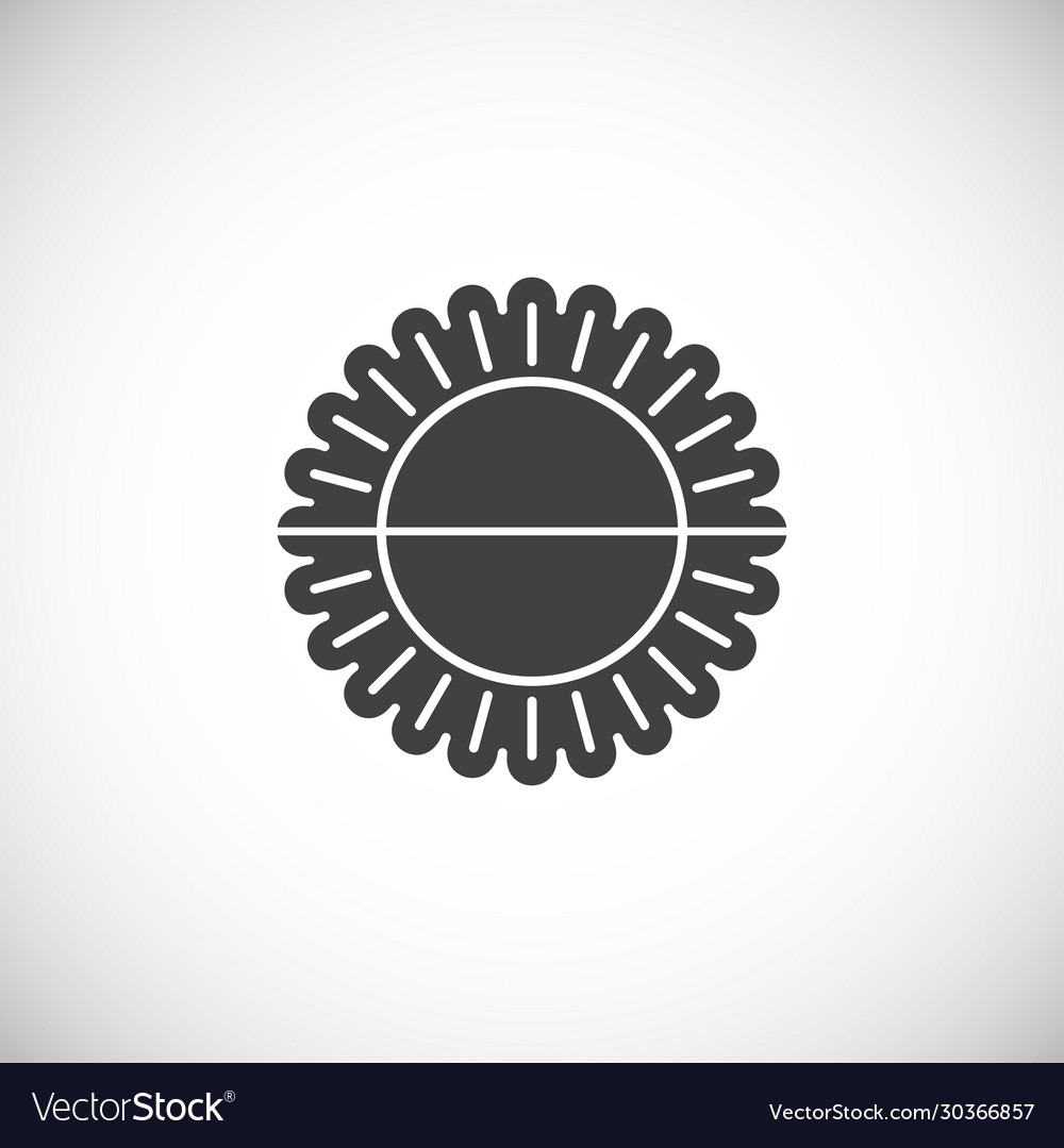 Sun related icon on background for graphic and web