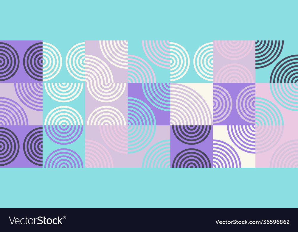 Circular abstract pattern design vector image Circular abstract pattern design