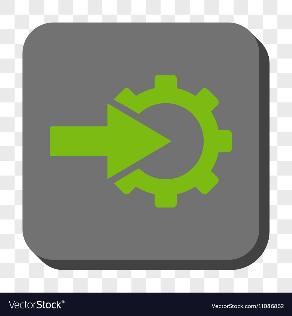 Cog integration rounded square button