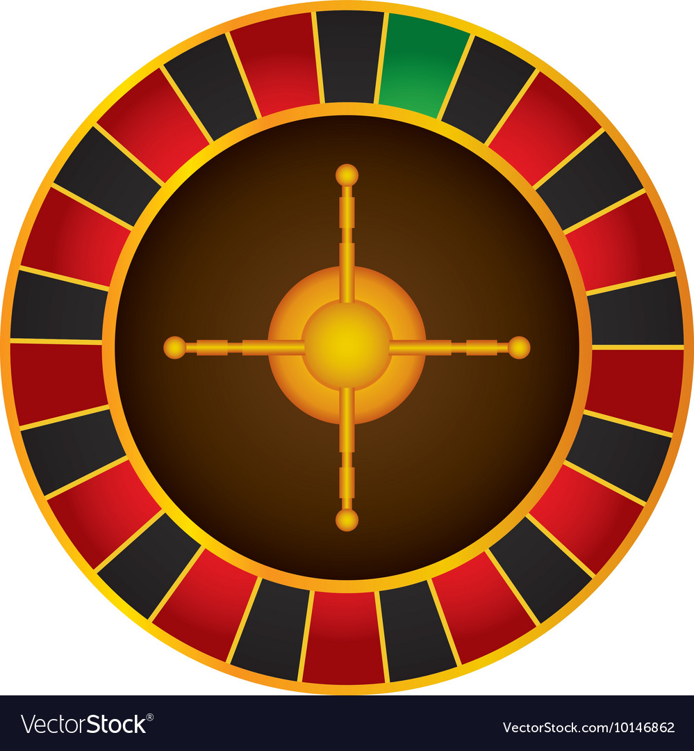 Roulette Wheel Icon - Casino Game