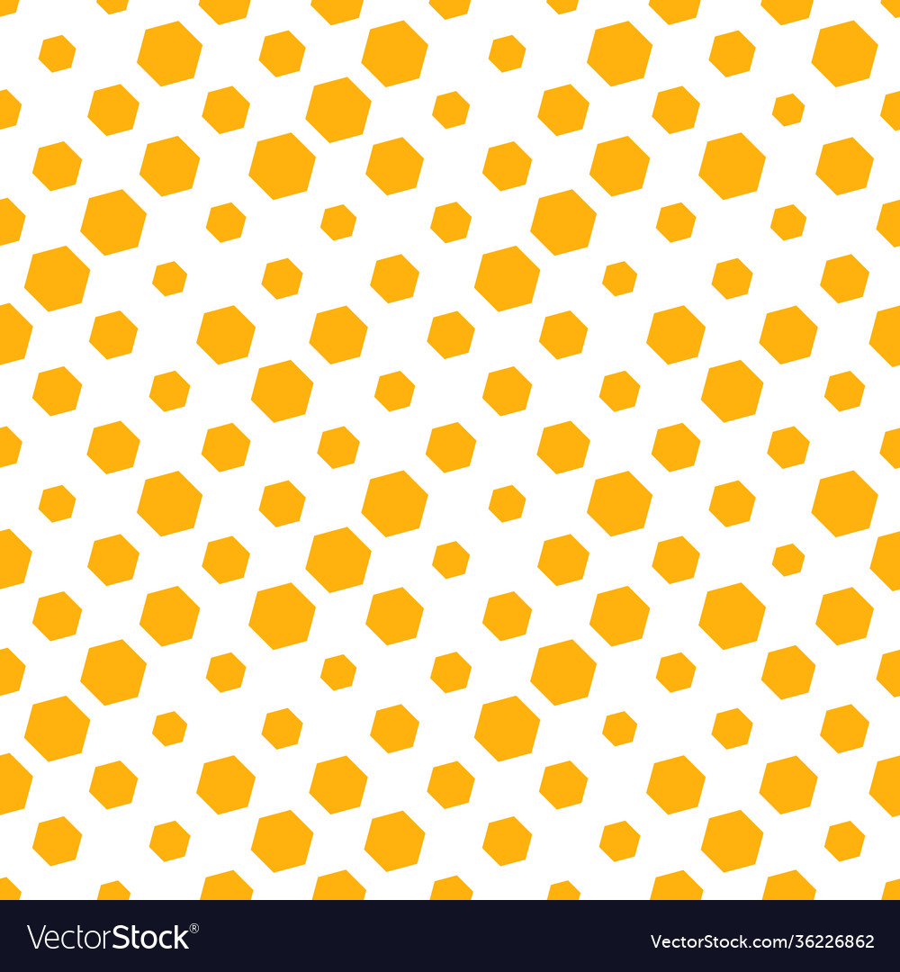 Seamless pattern with color honeycomb shapes Vector Image Seamless pattern with color honeycomb shapes