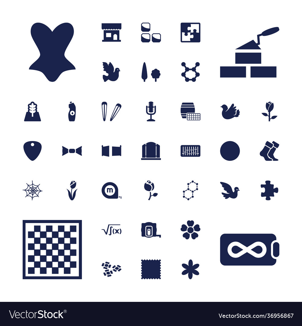 37 pattern icons
