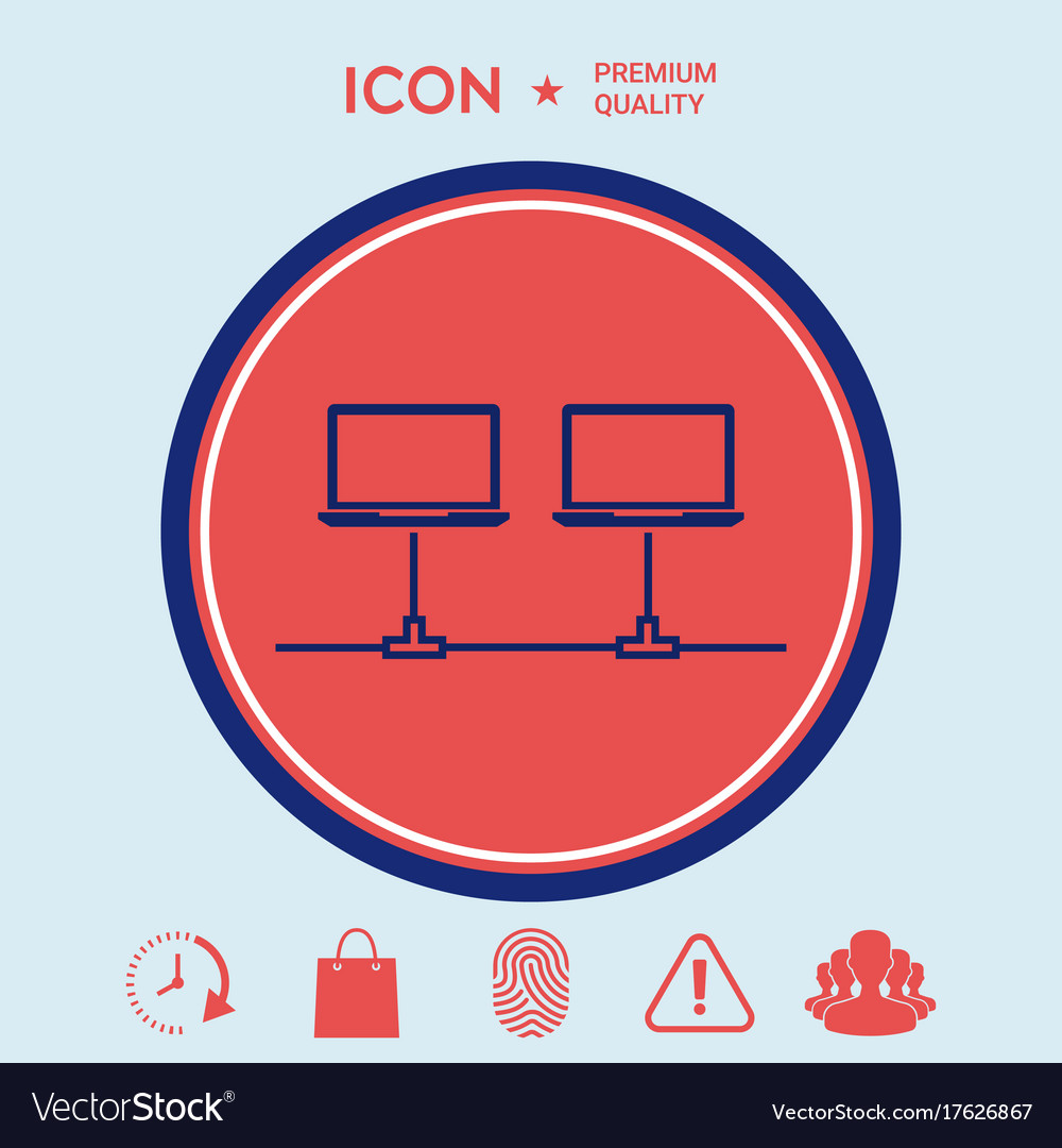 Computer network icon