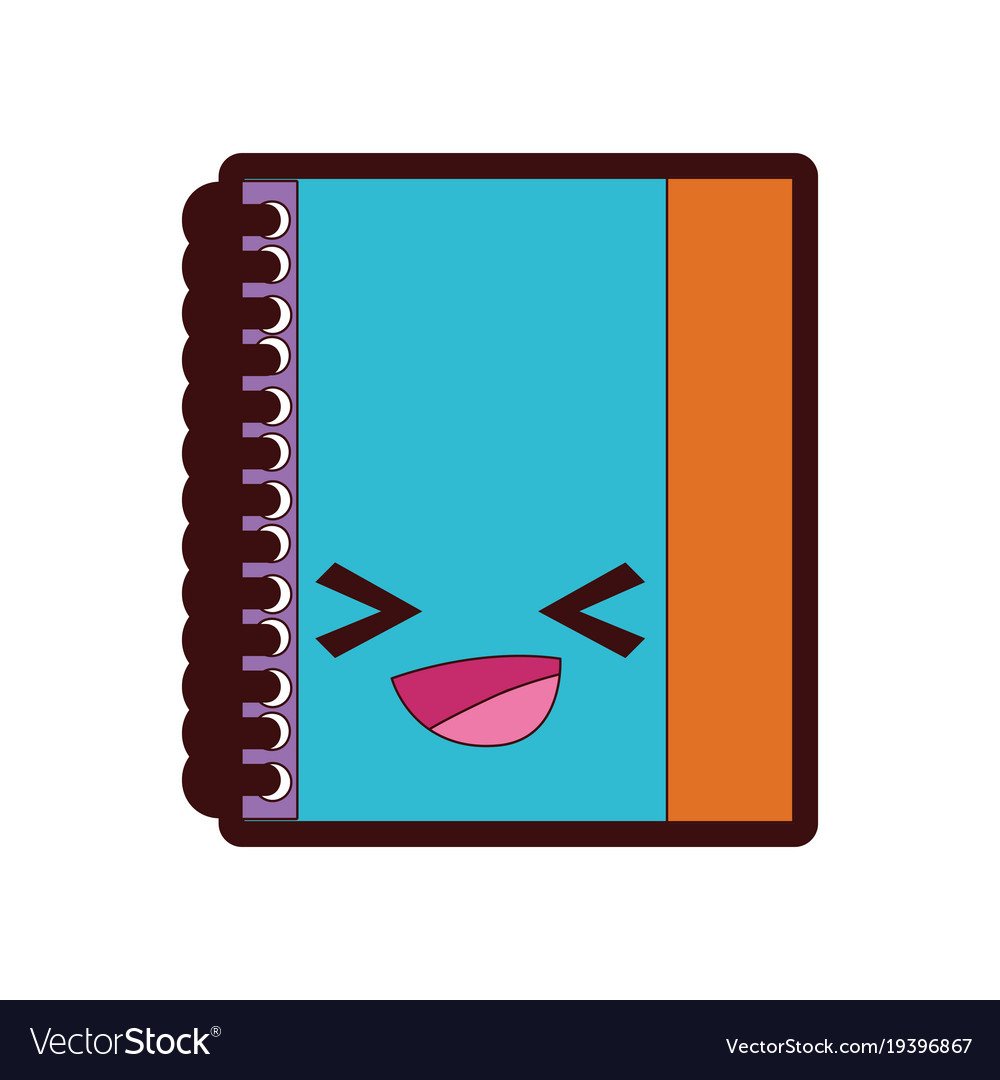 figure kawaii cute happy notebook tool 641310 Vector Art at Vecteezy