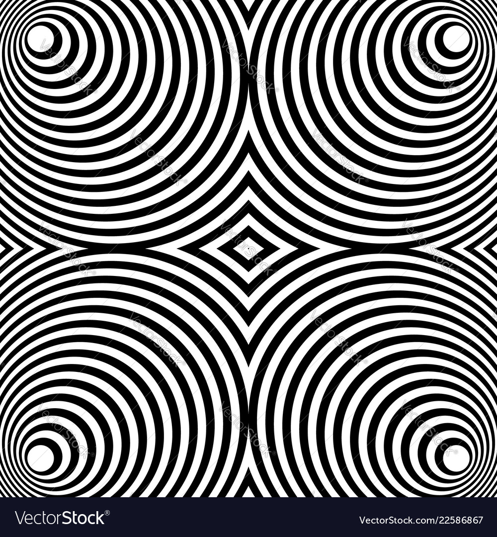 Mirrored symmetrical pattern with concentric vector image Mirrored symmetrical pattern with concentric