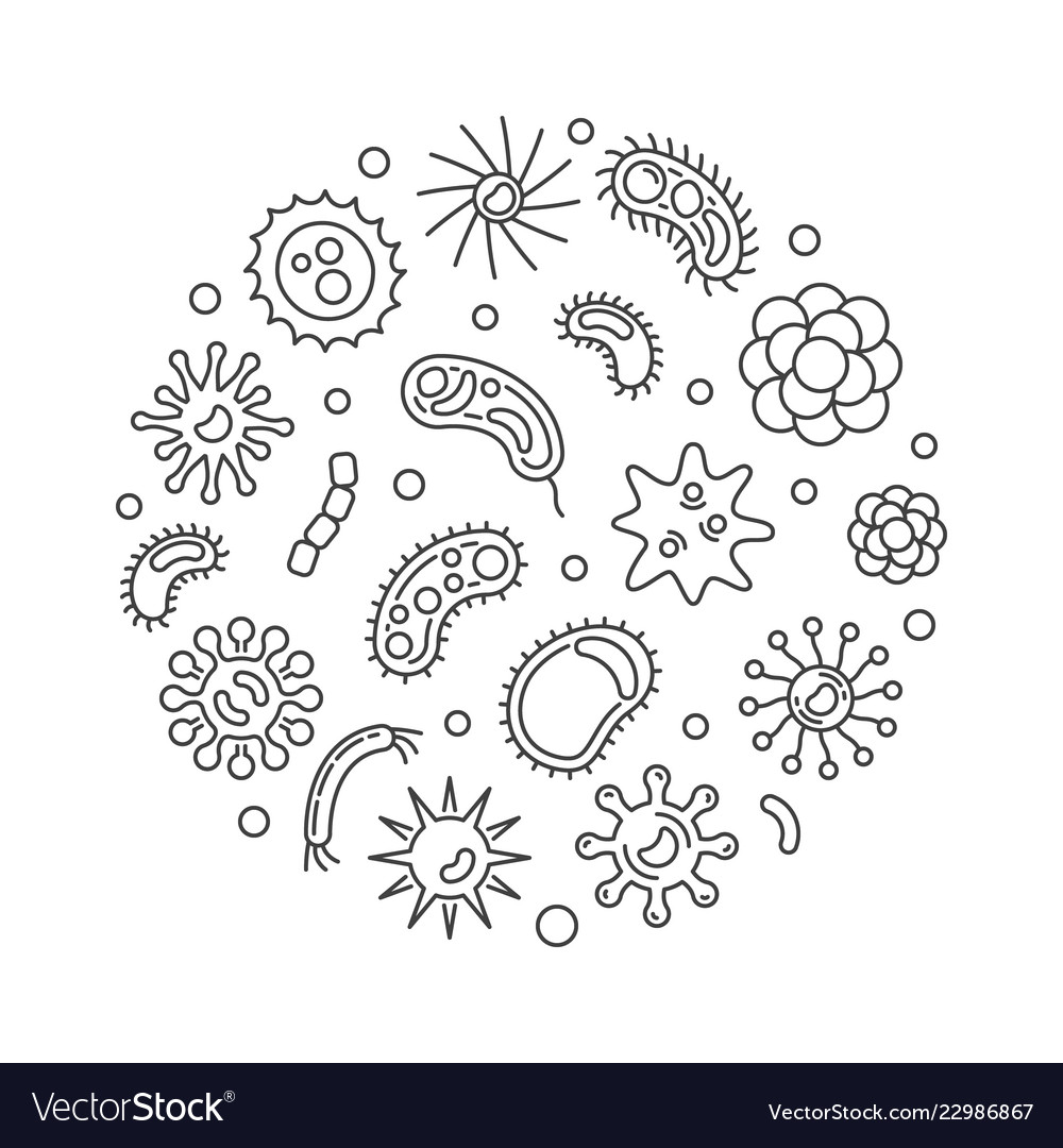 Pathogen and Virus Round Concept