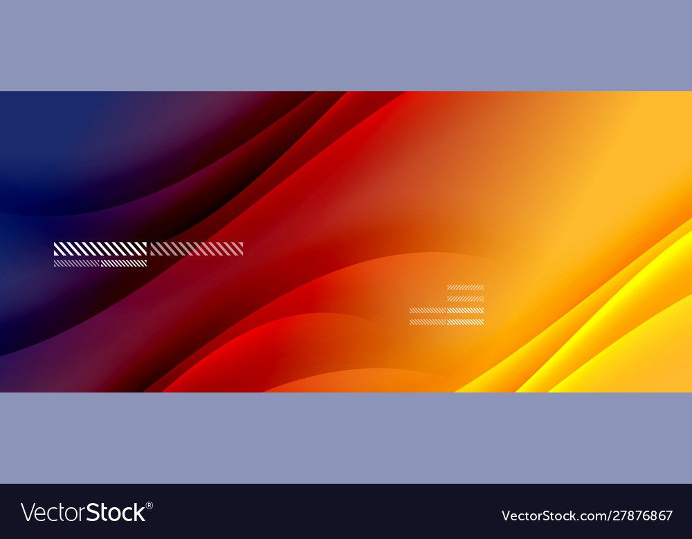 Trendy simple fluid color gradient abstract vector image Trendy simple fluid color gradient abstract