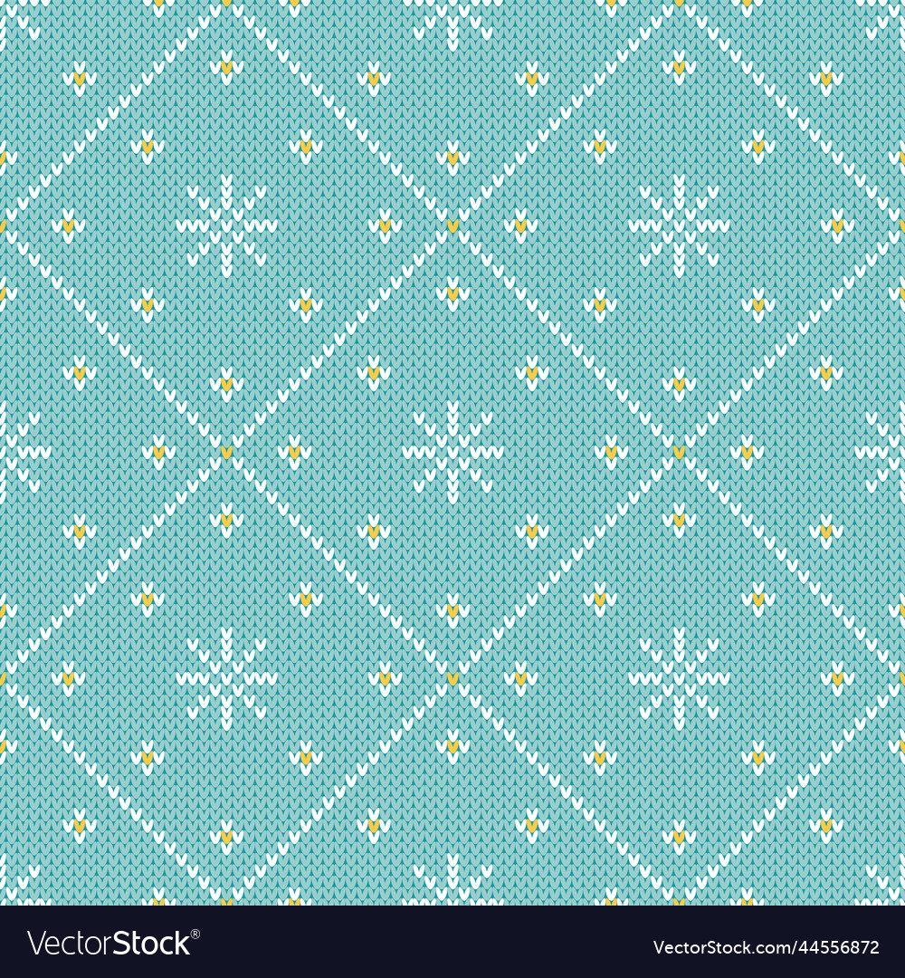 Christmas sweater snowflake seamless diamond