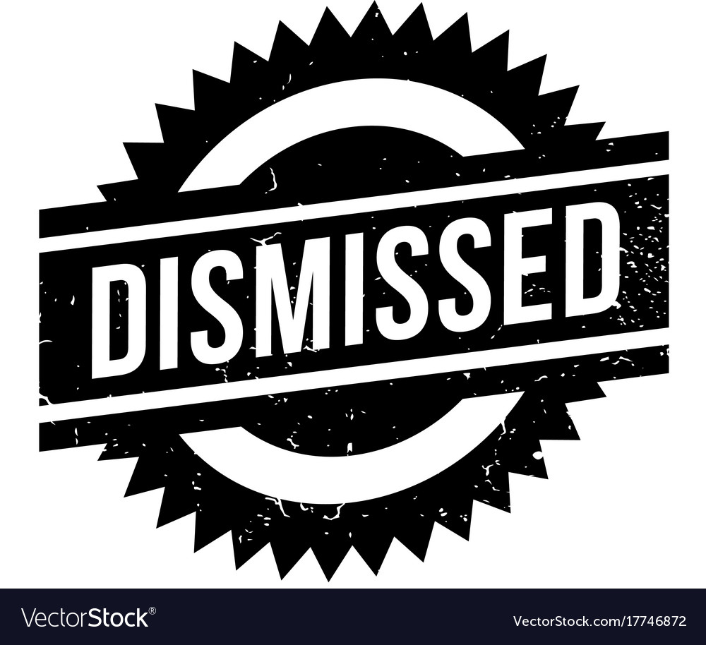 Dismissed rubber stamp Royalty Free Vector Image