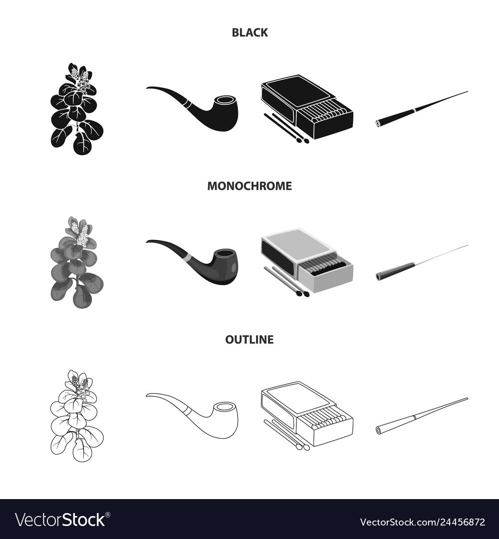 Isolated object of refuse and stop icon set vector image Isolated object of refuse and stop icon set