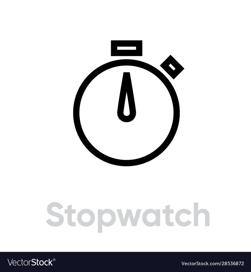 Stopwatch timer icon