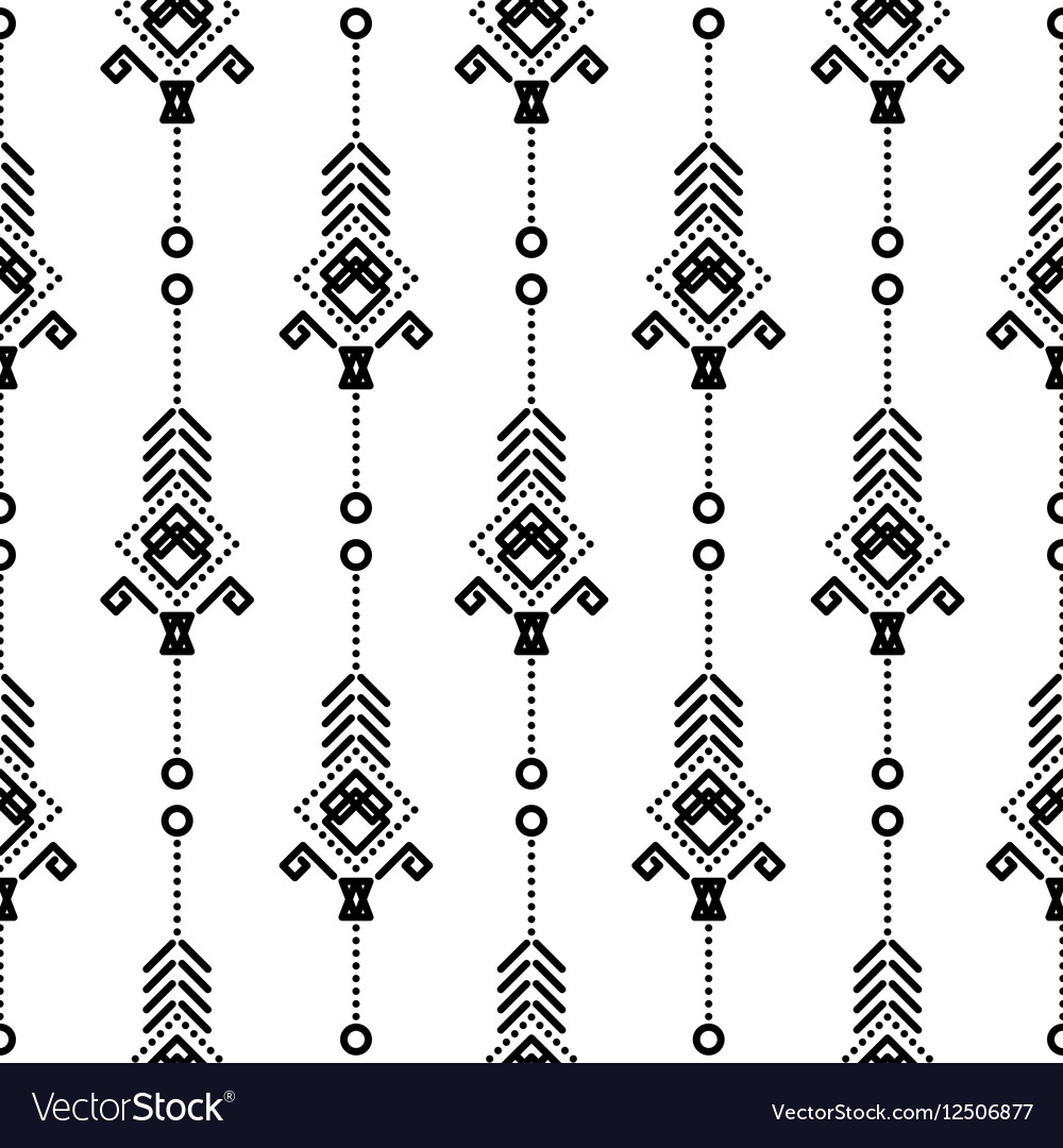 Bohemian seamless pattern