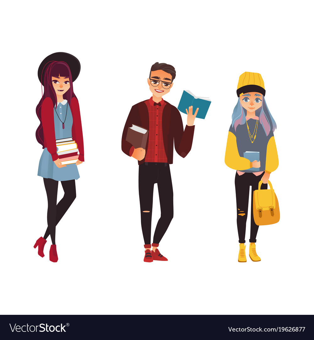 https://cdn3.vectorstock.com/i/1000x1000/68/77/cartoon-young-teen-students-set-vector-19626877.jpg