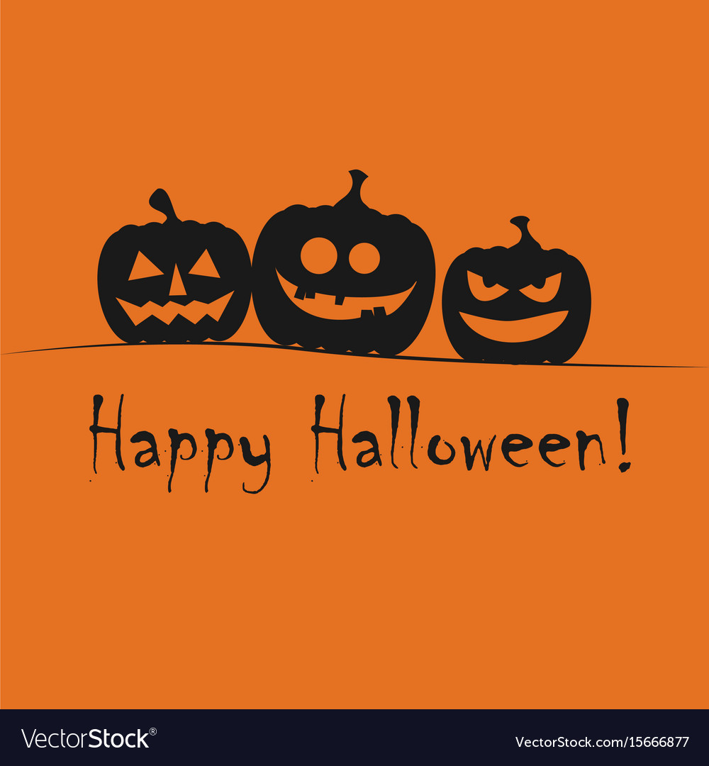 Halloween Pumpkin Greeting Card
