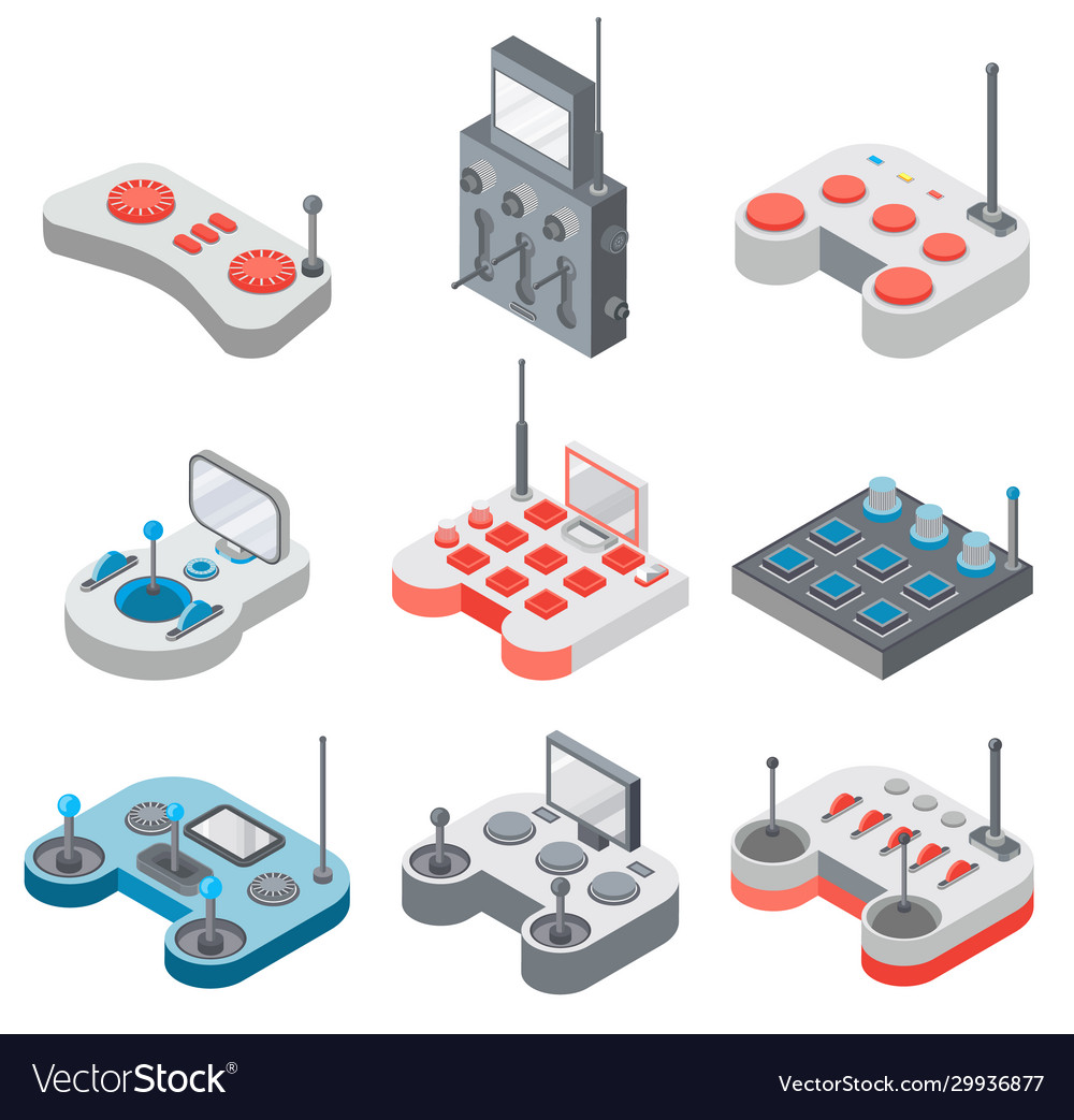 Joystick for drone remote controller air vector image Joystick for drone remote controller air