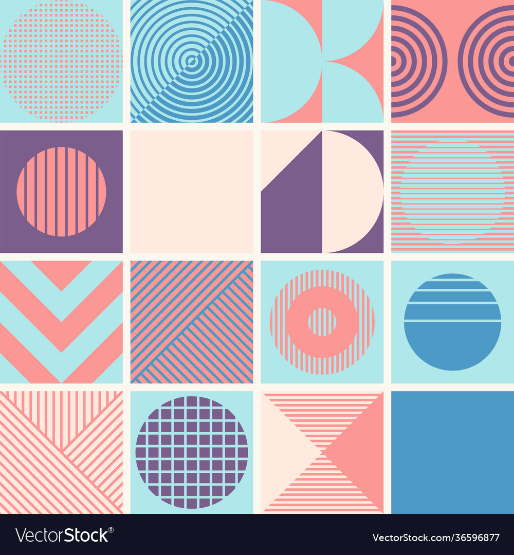 Mid-century abstract pattern design