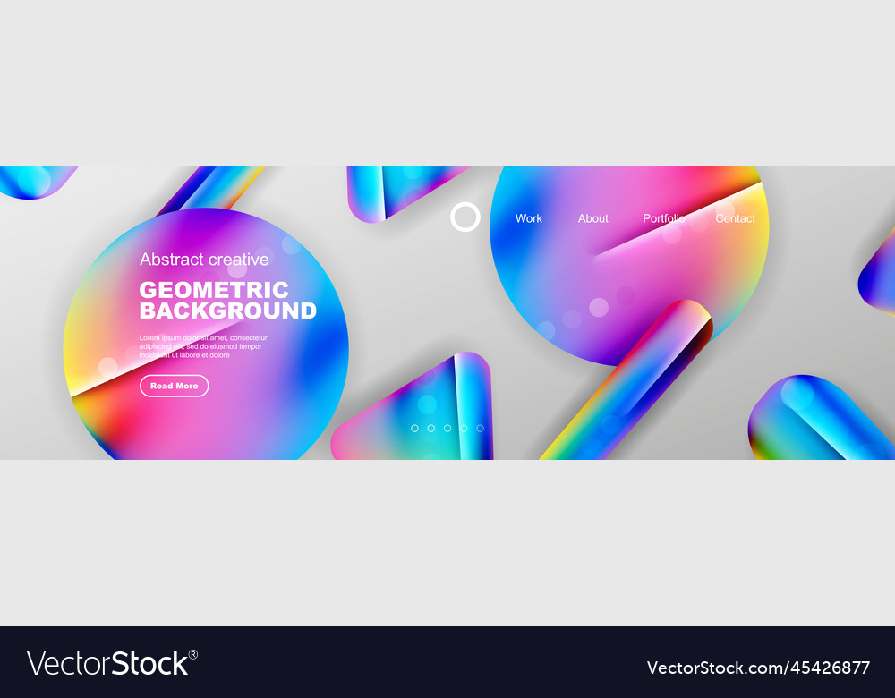 Overlapping geometric shapes background 3d shadow vector image Overlapping geometric shapes background 3d shadow