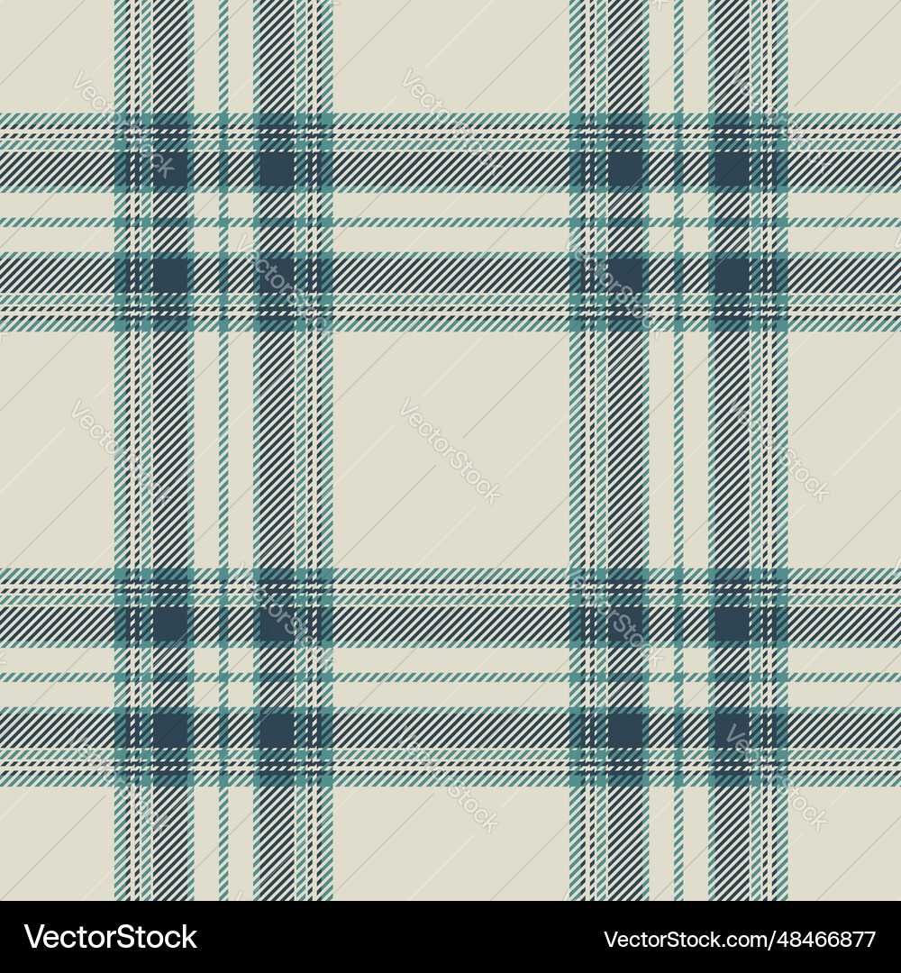 Plaid seamless pattern check fabric texture Vector Image