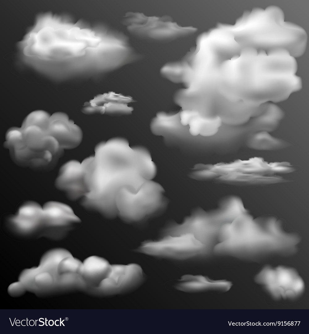 Realistic cloud for any background