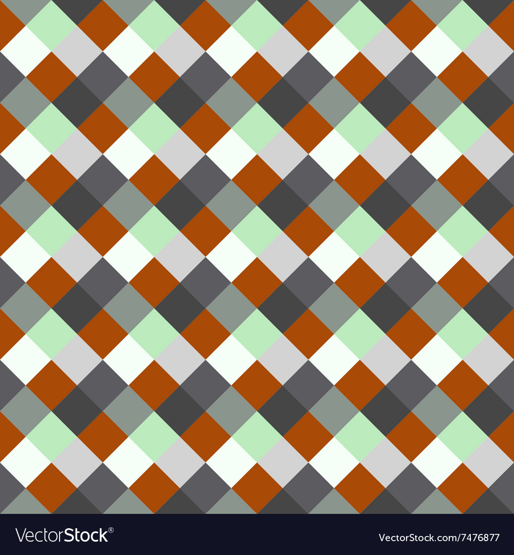 Seamless geometric checked pattern diagonal