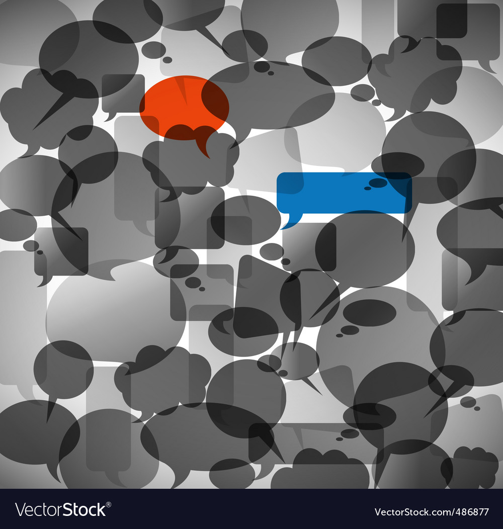 Speech Bubble Abstract Background