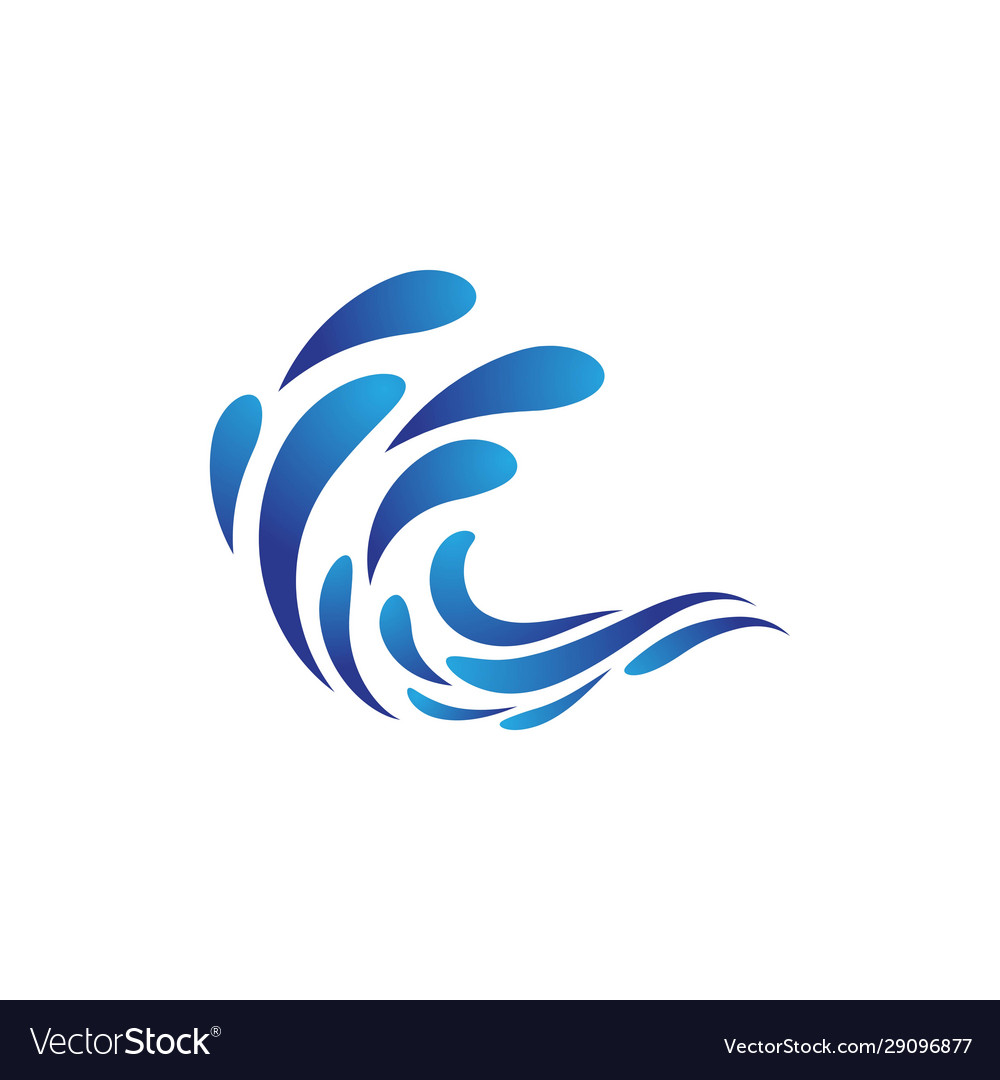 Water wave icon