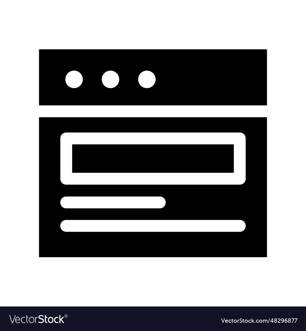 Web icon vector image Web icon