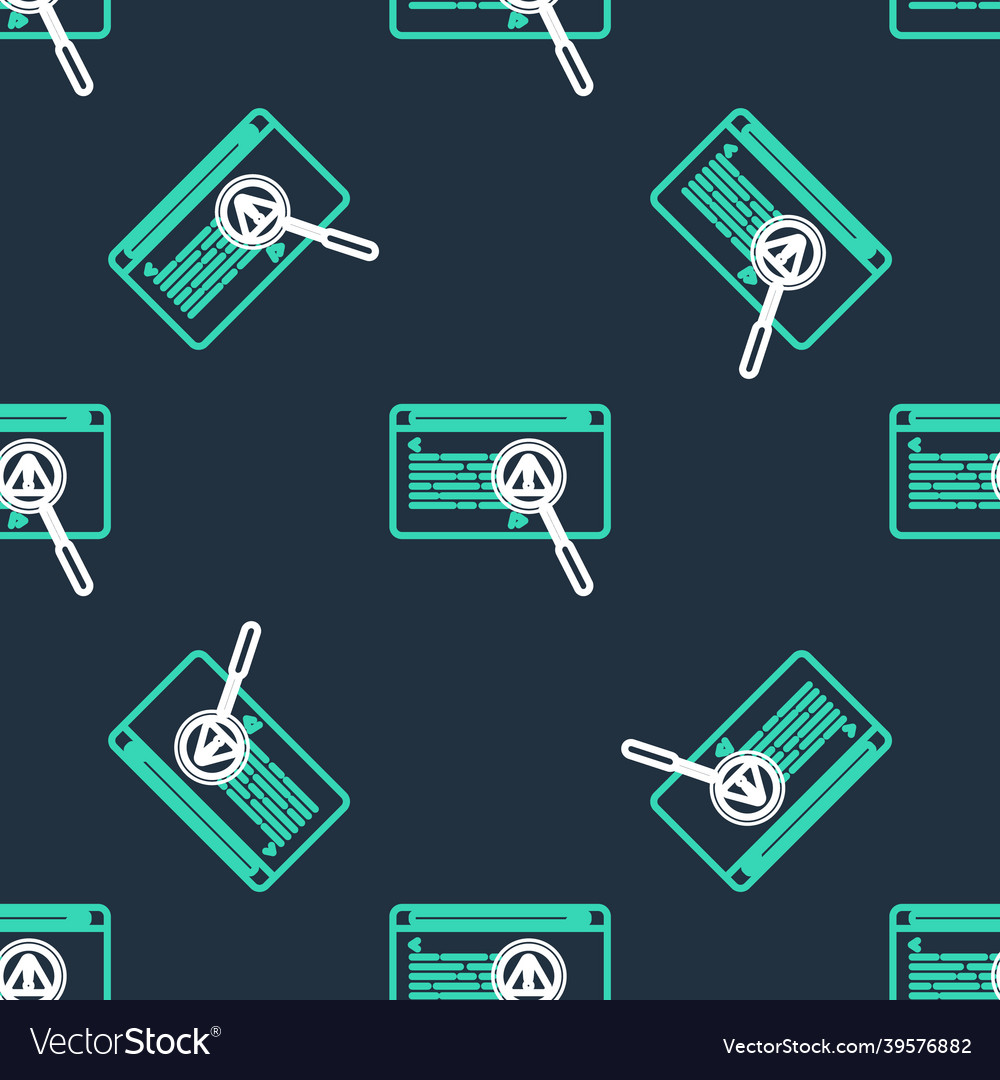Line system bug concept icon isolated seamless