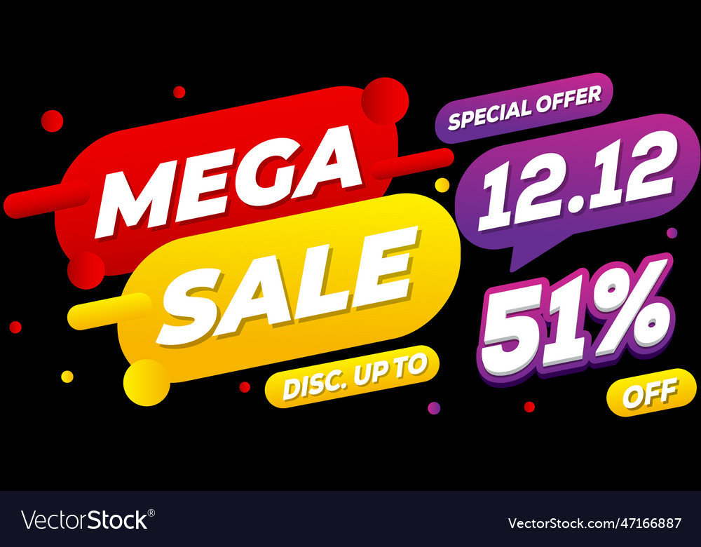 51 mega sale 1212 celebration discount 3d