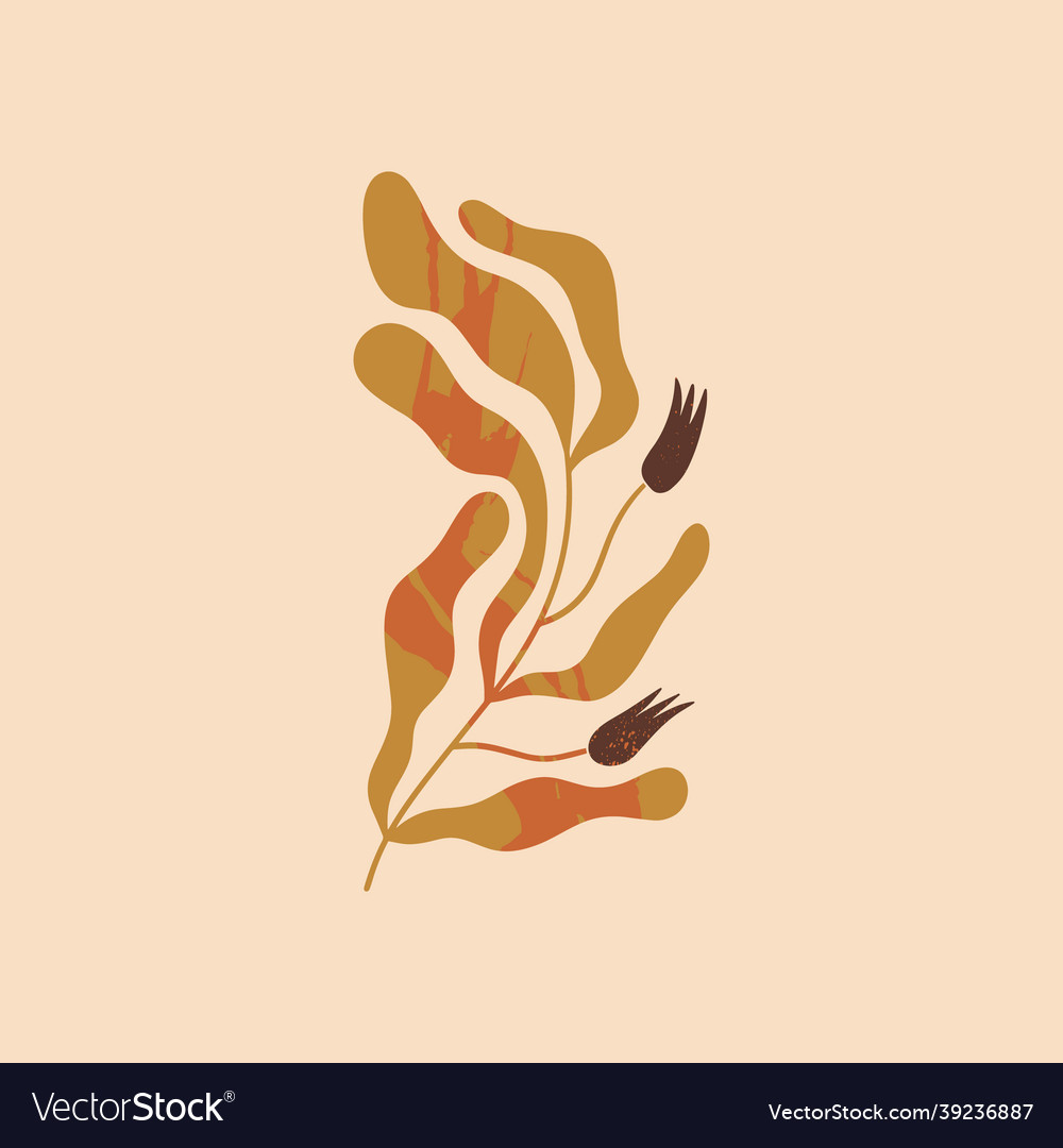 Abstract Leaf Pattern